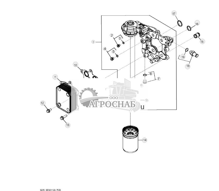 5970 Маслоохладитель двигателя и масляный фильтр - ST752758 771.jpg